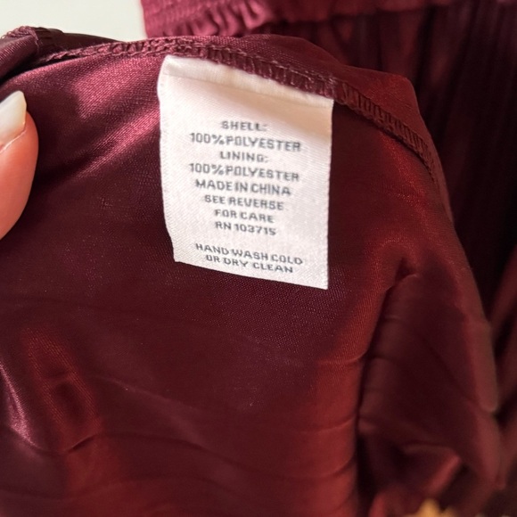 NWT NANETTE LEPORE
Pleated Sleeveless Blouson Midi Dress, MOROCCAN RED, 8 - Picture 8 of 8